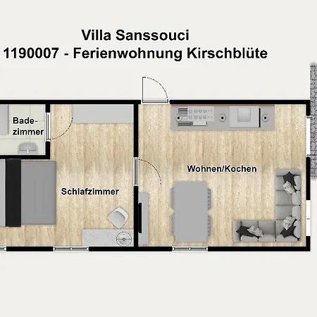 Sanssouci Kirschbluete Lejlighed *